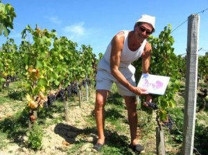 Christian Moueix hard at work