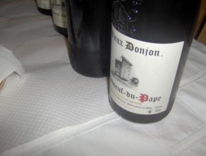 new label art for Le Vieux Donjon
