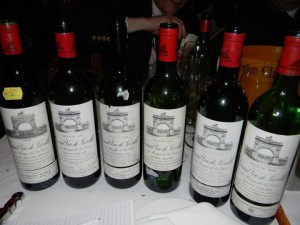 A series of Leoville Las Cases