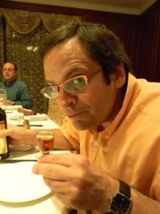 Enjoying the rice wine