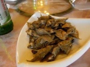 fried mini fish