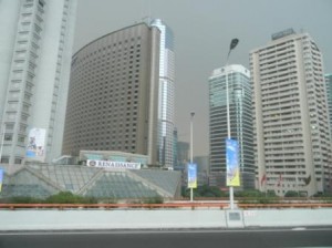 massive buildings along highway 2