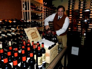 Opening bottles before dinner